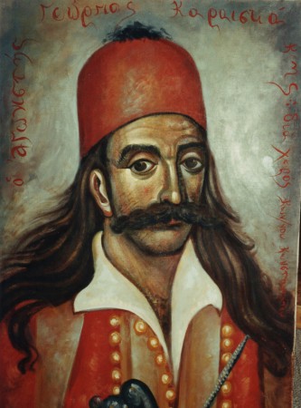 Γ. Καραϊσκάκης, Ακρυλικό σε ύφασμα